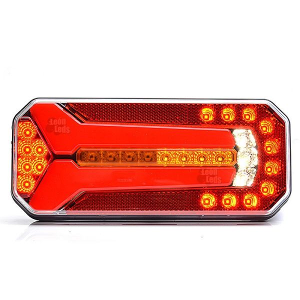 Piloto LED Intermitentes Progresiva Dinámica 12V 24V 7 Funciones Camión Furgoneta | LeonLeds Iluminación