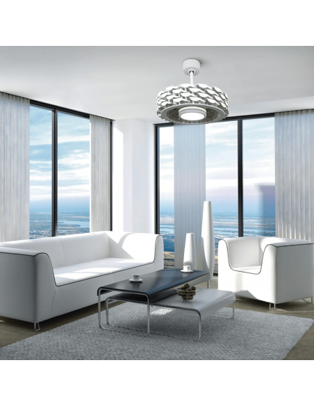 Ventilateur LED sans pales Slice 73cm ambiant