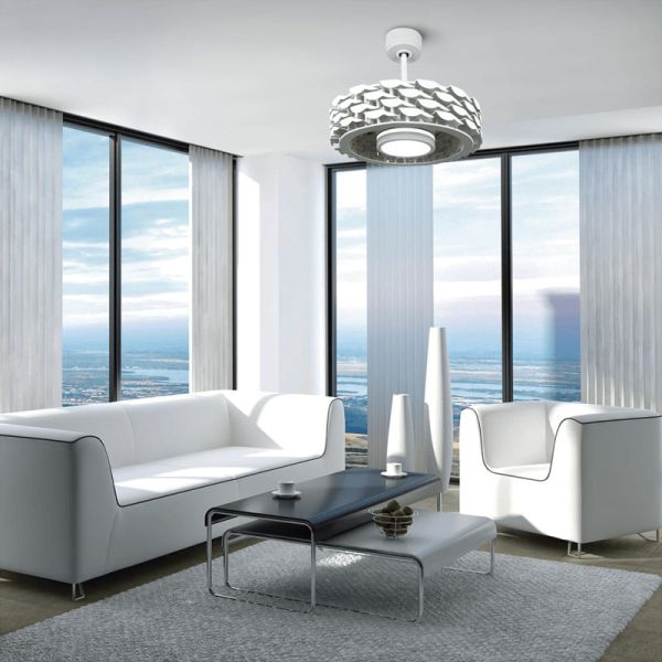 Ventilador sem pás LED Slice 73cm ambiente