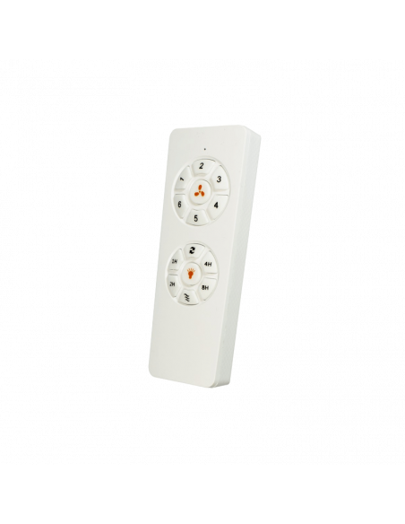 Ventilador LED Allum negro pequeño motor DC mando