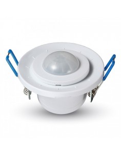 Sensor de proximidad techo empotrado (PIR) Infrarrojos 360º Regulable 5091 V-tac| LeonLeds