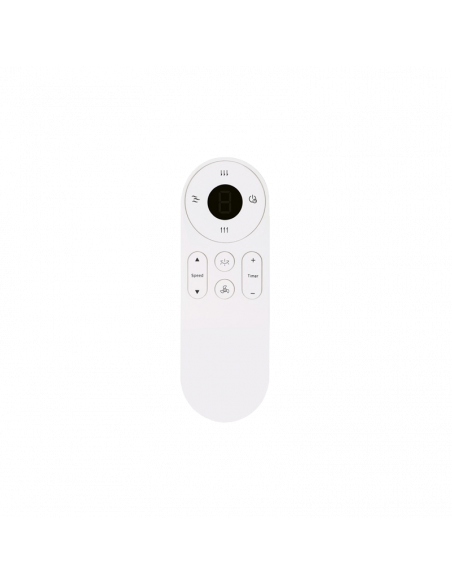 Poderoso ventilador LED remoto Lince branco