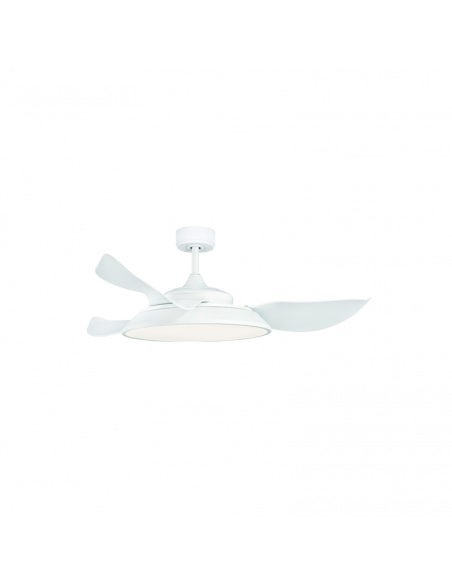 Ventilador LED poderoso branco Lince