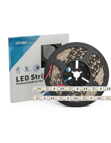 Tira LED 14,4W/m 12V IP65 5050 60Led/m y 14,4W/m Gama Pro 3 Años de Garantía | LeonLeds