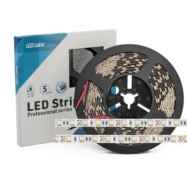 Ruban LED 14.4W/m 12V IP65 5050 60Led/m et 14.4W/m Gamme Pro Garantie 3 ans | leonleds