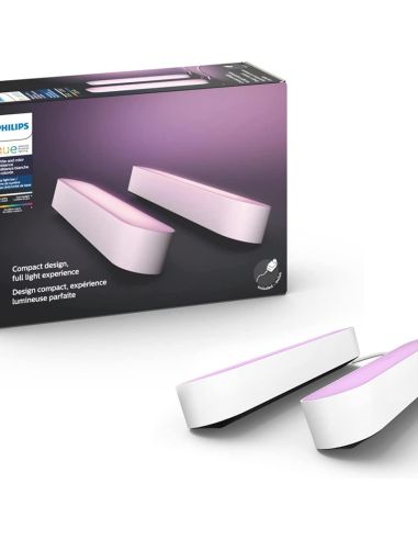 Pack doble barra de luces Play RGBW blanco