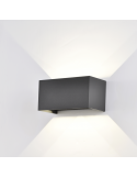 Aplique LED rectangular Davos Gris 3000k