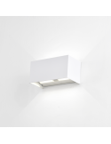 Applique murale rectangulaire LED Davos, blanc 4000K