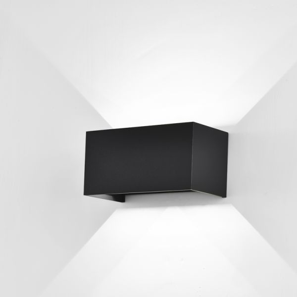 Luminária LED exterior retangular...