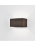 Aplique LED Davos doble corten 3000k