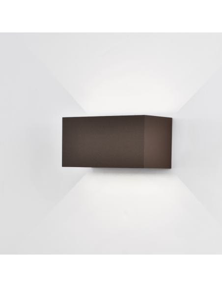 Aplique LED Davos doble corten 3000k