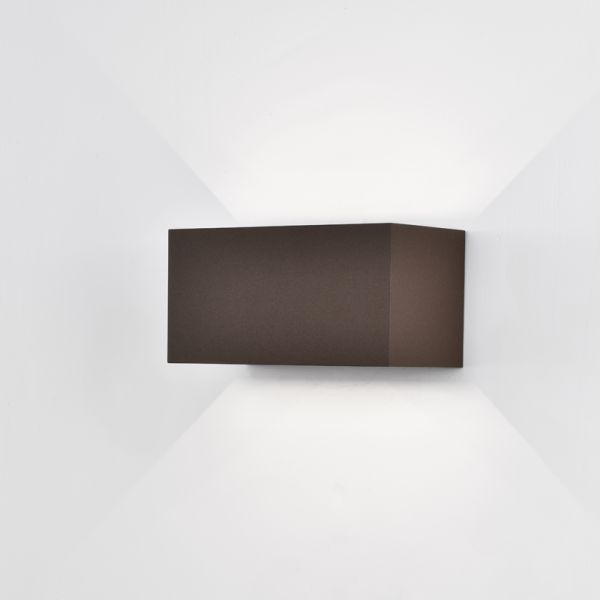 Aplique LED Davos doble corten 3000k