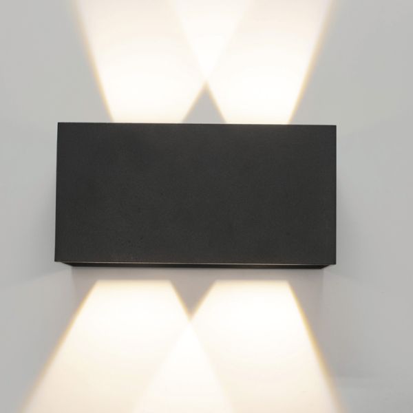 Aplique LED exterior rectangular...