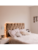 Aplique LED Cayman cuadrado con lector blanca ambiente