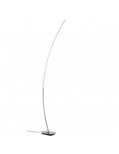 Lampadaire en métal Solo aluminium poli