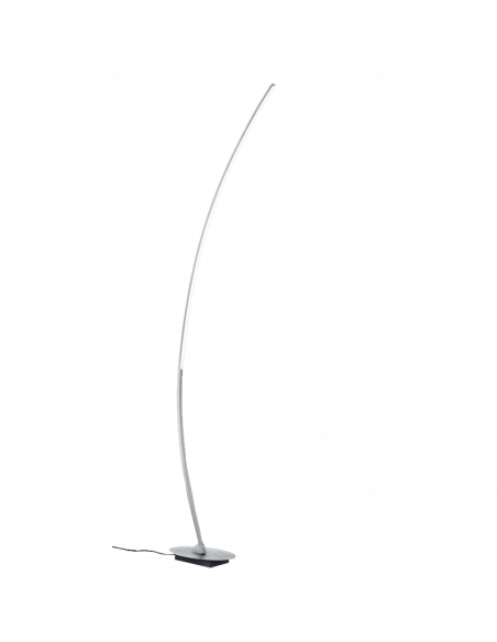 Lampadaire en métal Solo aluminium poli