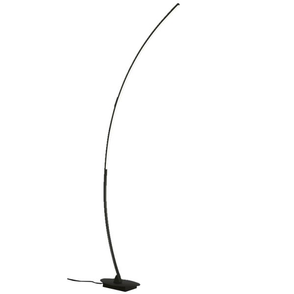 Lampadaire LED Solo Minimaliste Noir