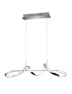 Luminária pingente Perugia LED minimalista cromada