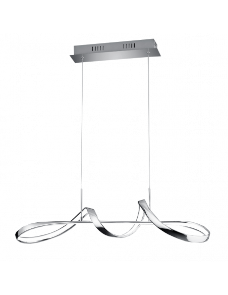 Lámpara LED colgante minimalista Perugia cromo