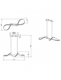 Lámpara LED colgante minimalista Perugia ambiente