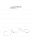 Lámpara LED colgante minimalista Perugia blanca