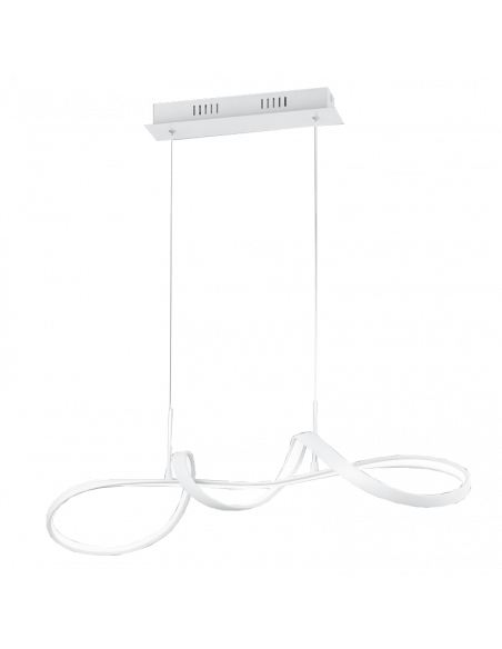 Suspension LED Perugia blanche minimaliste