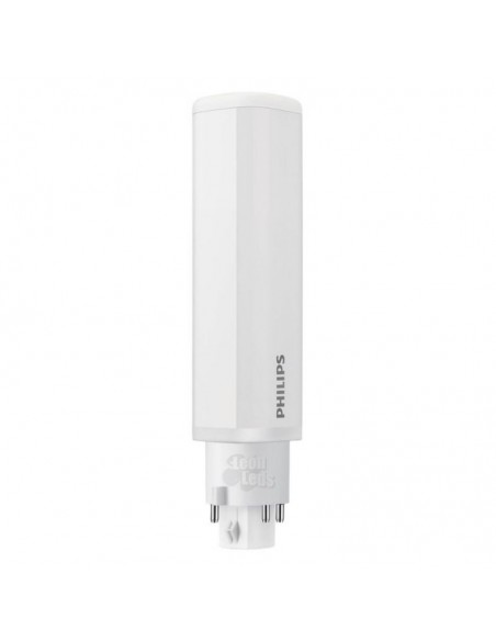 Bombilla LED PL-C 4 PIN 9W Philips 4 Pines sustitución de Bombilla de bajo de consumo de 28W | LeonLeds