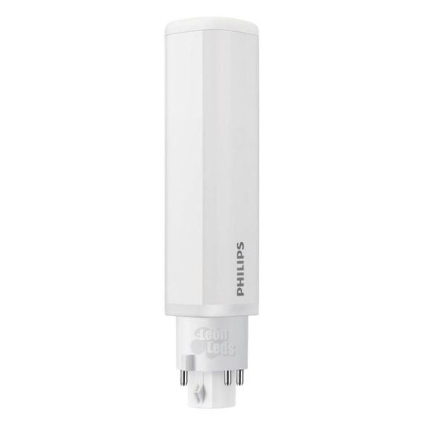 Bombilla LED PL-C 4 PIN 9W Philips 4 Pines sustitución de Bombilla de bajo de consumo de 28W | LeonLeds