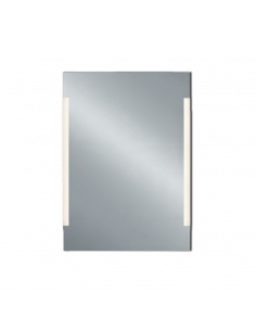 Espejo LED rectangular Lucia para baño