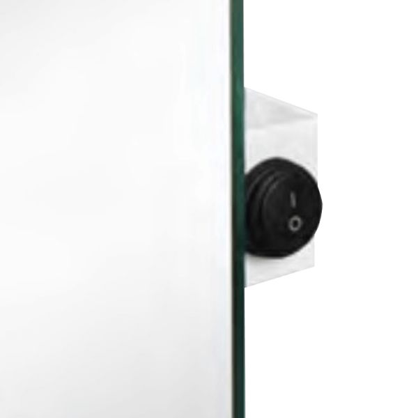 Interrupteur miroir LED rétroéclairé Luna Moon rectangulaire