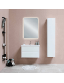 Espejo LED retroiluminado Luna rectangular ambiente