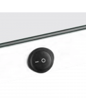 Espejo con luz LED rectangular Senna interruptor