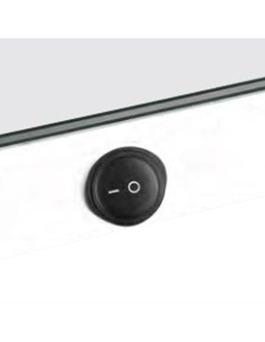 Espejo con luz LED rectangular Senna interruptor