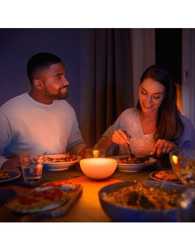 Lámpara de mesa LED portátil smart Hue Go ambiente