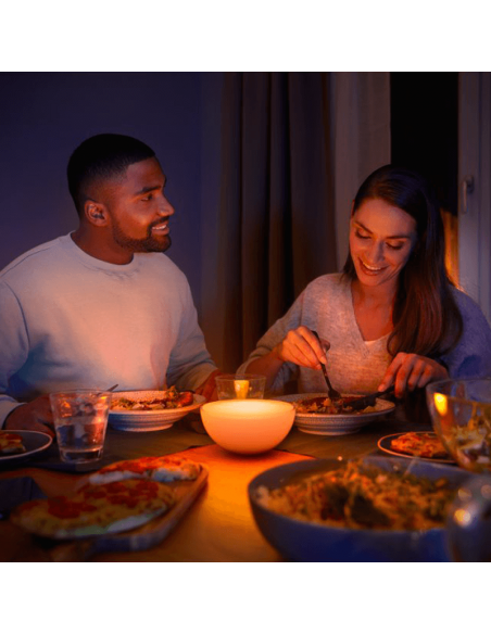 Lámpara de mesa LED portátil smart Hue Go ambiente