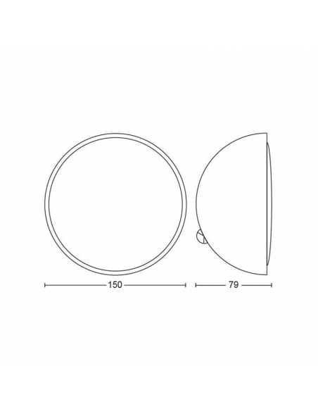 Lámpara de mesa LED portátil smart Hue Go medidas