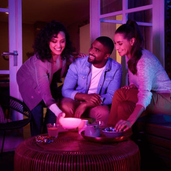 Lámpara de mesa LED portátil inteligente Hue Go Philips Hue