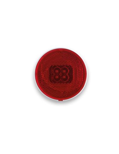 Piloto LED Redondo Galibo Lateral Fristom FT-060 LED Homologado 12v 24v Camion Remolque | LeonLeds