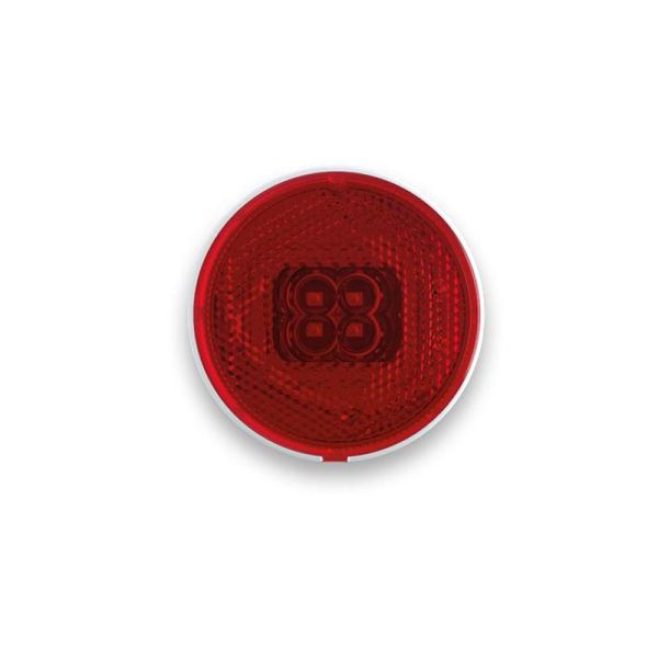 Indicador Lateral de Luz Redonda Fristom FT-060 LED Aprovado 12v 24v Reboque de Caminhão | leonleds