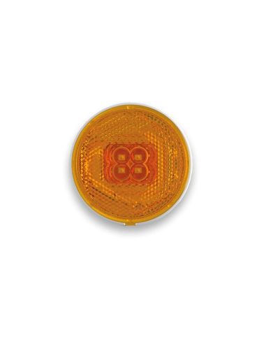 Piloto LED Redondo Galibo Lateral Fristom FT-060 LED Homologado 12v 24v Camion Remolque | LeonLeds