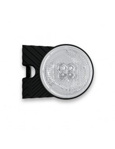Piloto LED Galibo Lateral Redonodo con soporte Fristom FT-060 LED y Reflectante | LeonLeds 2