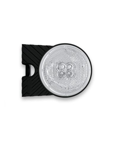 Piloto LED Galibo Lateral Redonodo con soporte Fristom FT-060 LED y Reflectante | LeonLeds