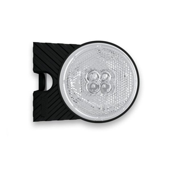 Piloto LED Galibo Lateral Redonodo con soporte Fristom FT-060 LED y Reflectante | LeonLeds