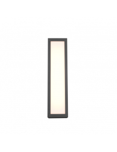 Aplique LED rectangular Fuerte antracita