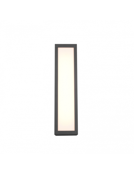 Aplique LED rectangular Fuerte antracita