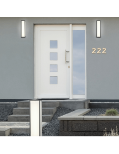 Applique LED rectangulaire Fuerte anthracite 2