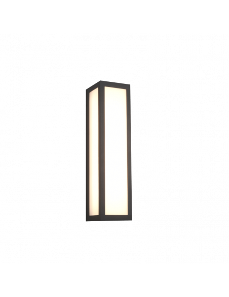 Aplique LED rectangular Fuerte antracita Trio