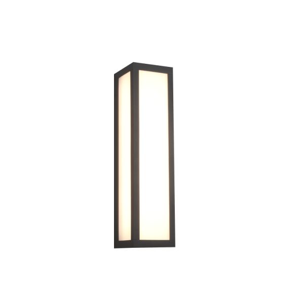 Aplique LED rectangular Fuerte antracita Trio