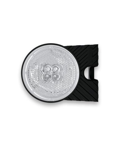 Luz LED de Folga Lateral Redonda com LED Fristom FT-060 e suporte Refletivo | leonleds