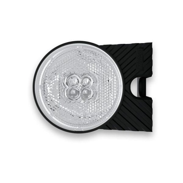 Piloto LED Galibo Lateral Redonodo con soporte Fristom FT-060 LED y Reflectante | LeonLeds